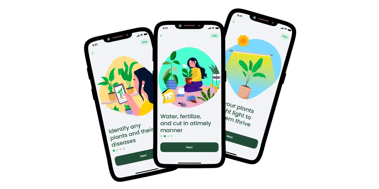 AI Plant Finder features